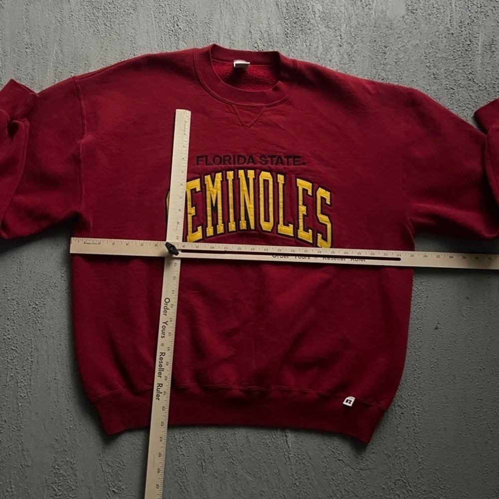 Vintage Florida State Seminoles Sweatshirt Men XXL 1990s Russell Athletic - Picture 5 of 8